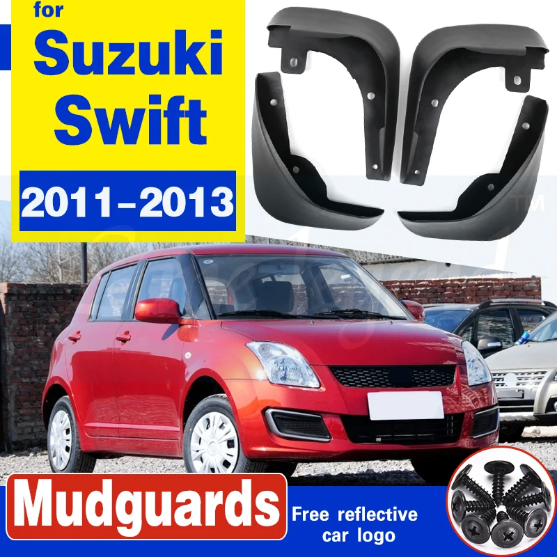 

Front Rear Mud Flaps For Suzuki Swift 2011 2012 2013 Fender Splash Guards Mudflaps Mudguards Car Accessories