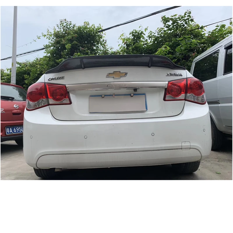 Для Chevrolet спойлер Cruze Высокое качество углеродного волокна/Материал FRP заднего крыла автомобиля для Chevrolet Cruze R стиль спойлер 2009