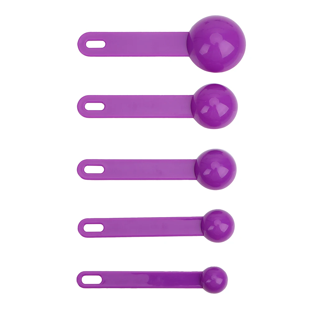 Kitchen Measuring Spoons Measuring Spoon Set Measuring Cup And Spoon Set 5pcs/Set Plastic For Baking Coffee Tea Measuring Spoon Measure Tool Baking Tool Kichen Accessories