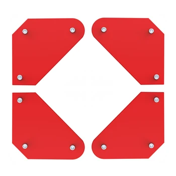 

9LB Mini Triangle Welding Positioner Welding Magnetic Holder Soldering Locator Triangulation Positioner Fixing Tool 4pcs