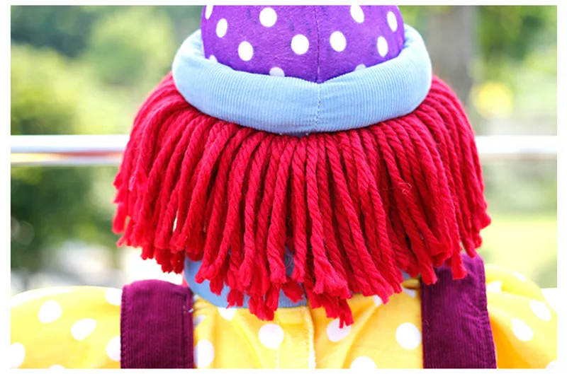 Big Size 95cm Clown Plush Toys Cartoon The Joker Clown Dolls Kids Children Stage Props Party Xmas Birthday Cosplay Gift  (6)