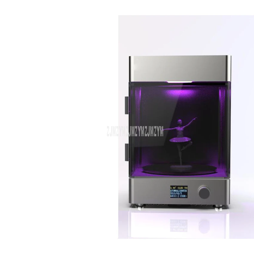 Интеллектуальная ультрафиолетовая длина волны светодиодный вращающийся корпус камеры для 3d принтера Смола настольный 3D Смола УФ вращающаяся машина для отверждения