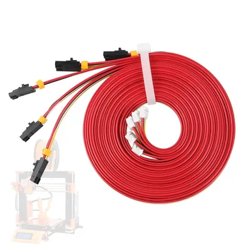

3D Printer Parts For Prusa i3 MK2 MK2S MK3 5pcs NAMA17 42 Stepper Motor Cables With Mini-Rambo
