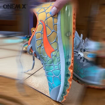 

Onemix New men Running Shoes Breathable Outdoor Athletic Walking Sneakers homes sport chaussures de course plus size 35-47