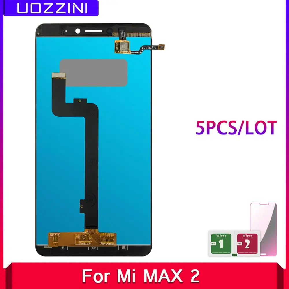 

5 Pcs LCD Display For XIAOMI Mi Max 2 LCD Touch Screen with Frame Replacement for Xiaomi Mi Max 2 Lcds