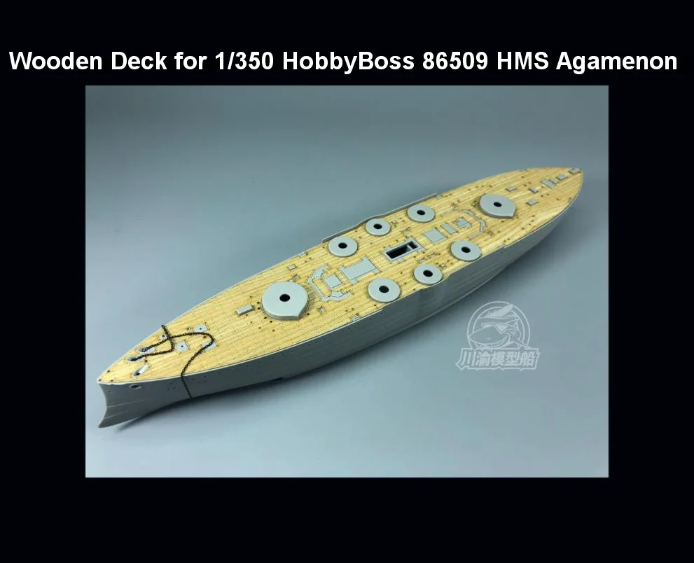 

Wooden Deck for 1/350 HobbyBoss 86509 HMS Agamenon Ship Model CY350047 Assemble