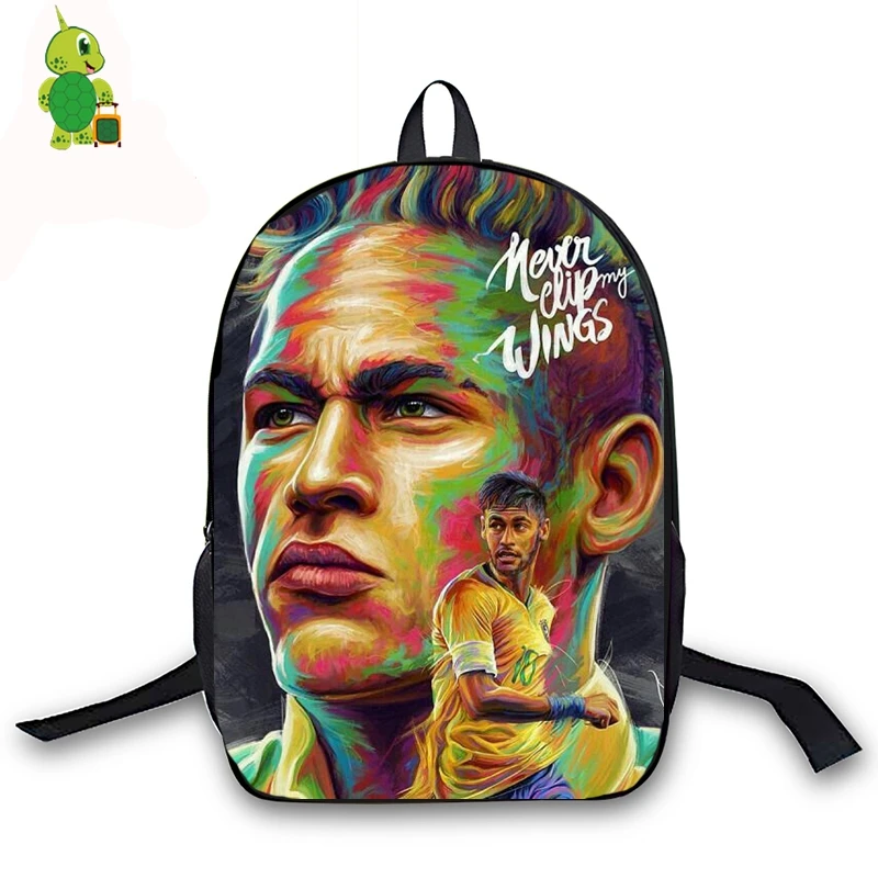 Известный Рюкзак Neymar, школьные сумки для подростков, девочек, мальчиков, сумка для книг, женский и мужской рюкзак для ноутбука, дорожные сумки, лучший подарок для детей - Цвет: 11