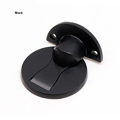 Thickening Magnetic Door Stops Znic Alloy Door Stopper Hidden Door Holders Catch Floor Nail-free Doorstop Furniture Hardware - Цвет: 2