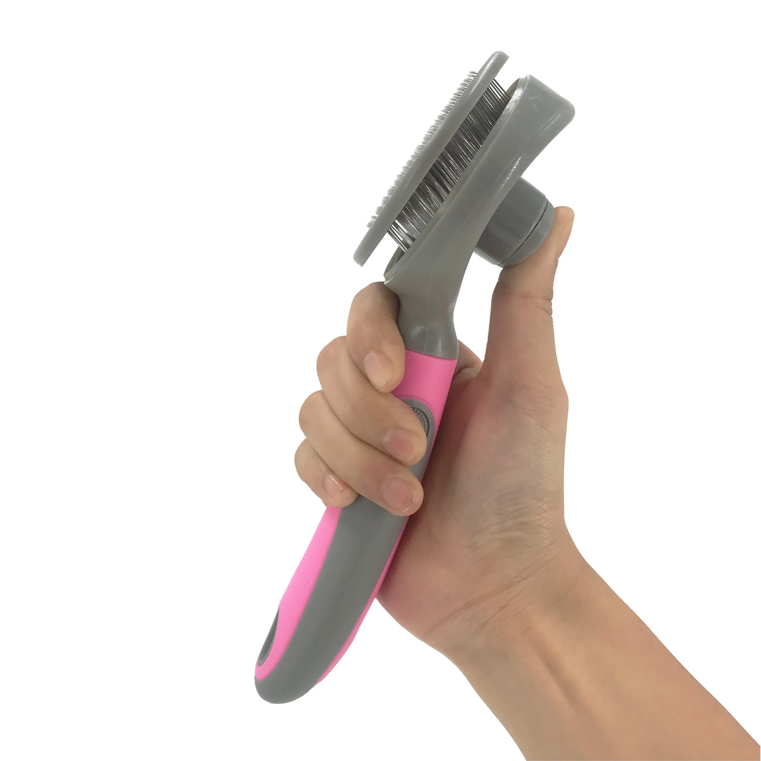 Щетка для домашних питомцев самоочищающаяся расческа собак щетка ухода за