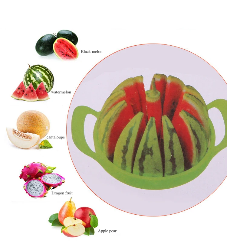 

Stainless Steel Multi-function Watermelon Cutter Fruit Splitter Slicer Vegetable Tools Kitchen Cutting Accessories High Quality