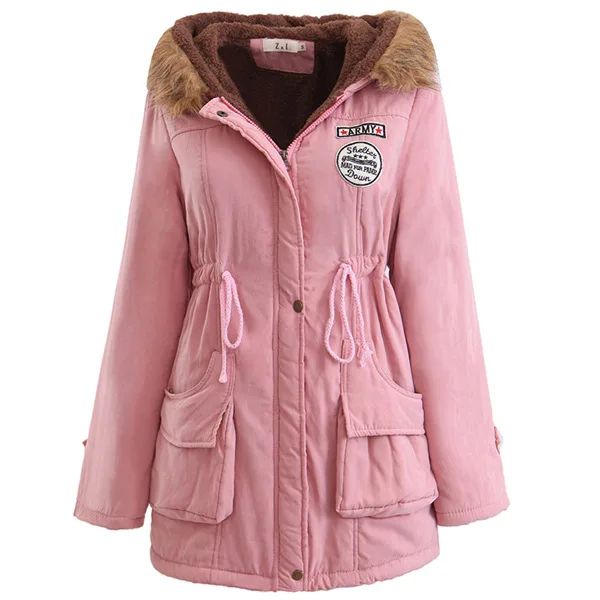 Уличная Военная Женская флисовая куртка, ветрозащитная, для охоты, пешего туризма, альпинизма, верхняя одежда размера плюс, утолщенная, хлопковая, теплая, удобная, пальто - Цвет: Light pink