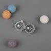 EUDORA 20 mm snowflake Round hollow cage Pendant fit Lava Balls or Chime ball Aromatherapy Essential Oil Diffuser Necklace H247 4