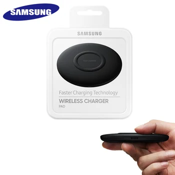 

Original Samsung Wireless Charger Pad Fast Charger For Galaxy S20 S20 PLUS S10 S9 S8 S7 Note10 9 8 For iPhone XS XR EP-P1100
