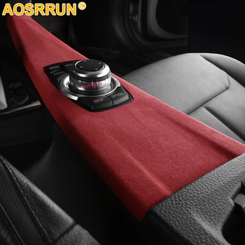 

For BMW F30 F31 F32 F34 3 4 Series 320 328 Car Accessories SUEDE leather Car control knob cover