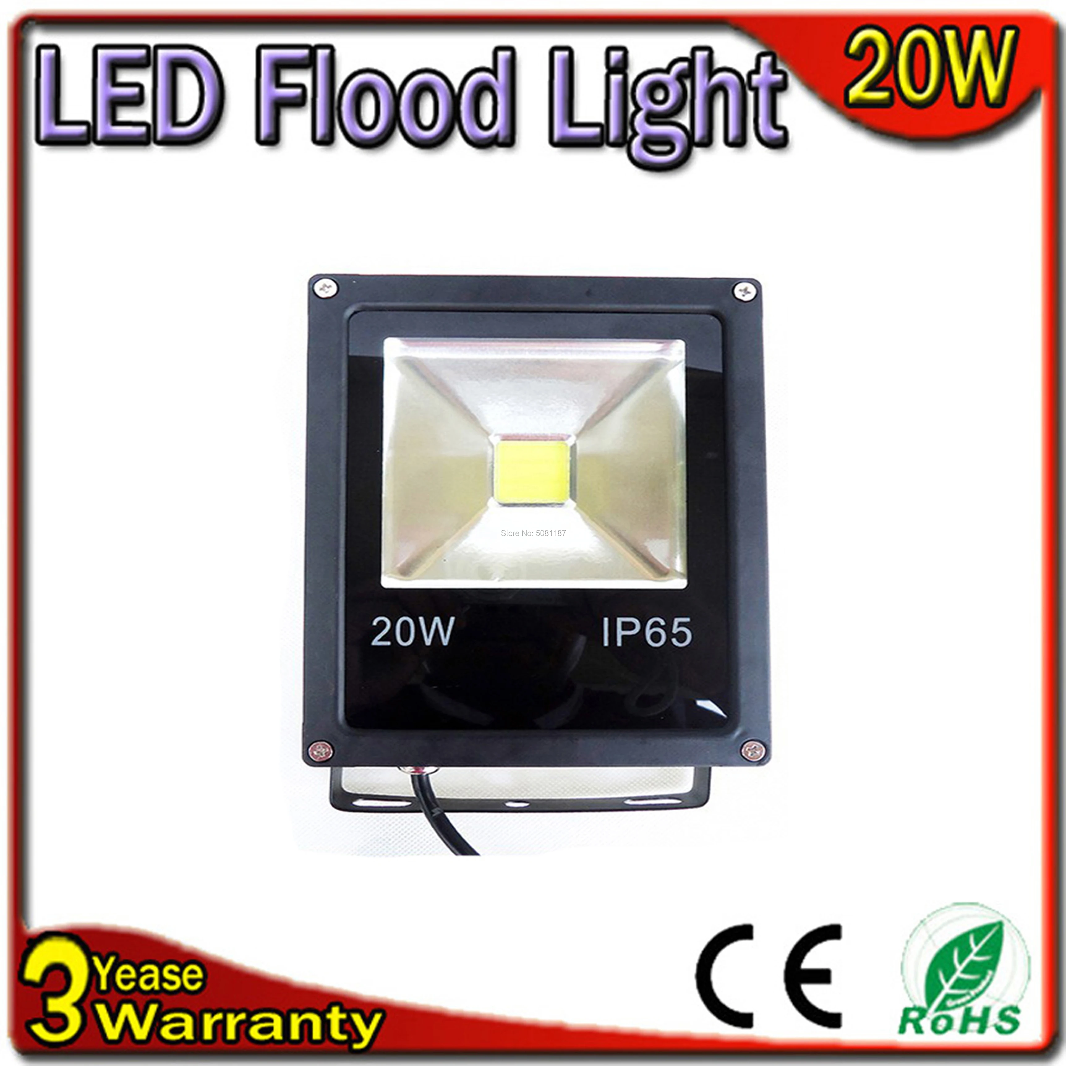 2PCS/Lot Samsung Chip 3 Years Warranty LED Flood Light 20W Floodlight Wall Garden Street Landscape Spot Bulb Waterproof | Освещение
