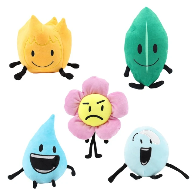 Battle For Dream Island Plush, Cute Cartoon Mini Bfdi Plushies Leaf