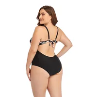 2024 New Summer Bikini Set Printed Women's Swimsuit Plus Size Swimwear For Ladies One Piece Sexy Large Beach XXL One-piece From 3