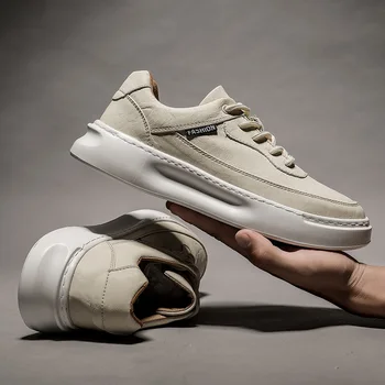 

2019 Casual shoes men's fashion shoes high quality microfiber leather comfortable sneakers outdoor brand designer men's footwear