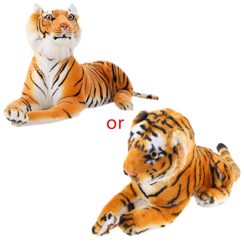 Мягкая плюшевая подушка из Sumatran Tiger большая мультяшная игрушка с животным Кукла
