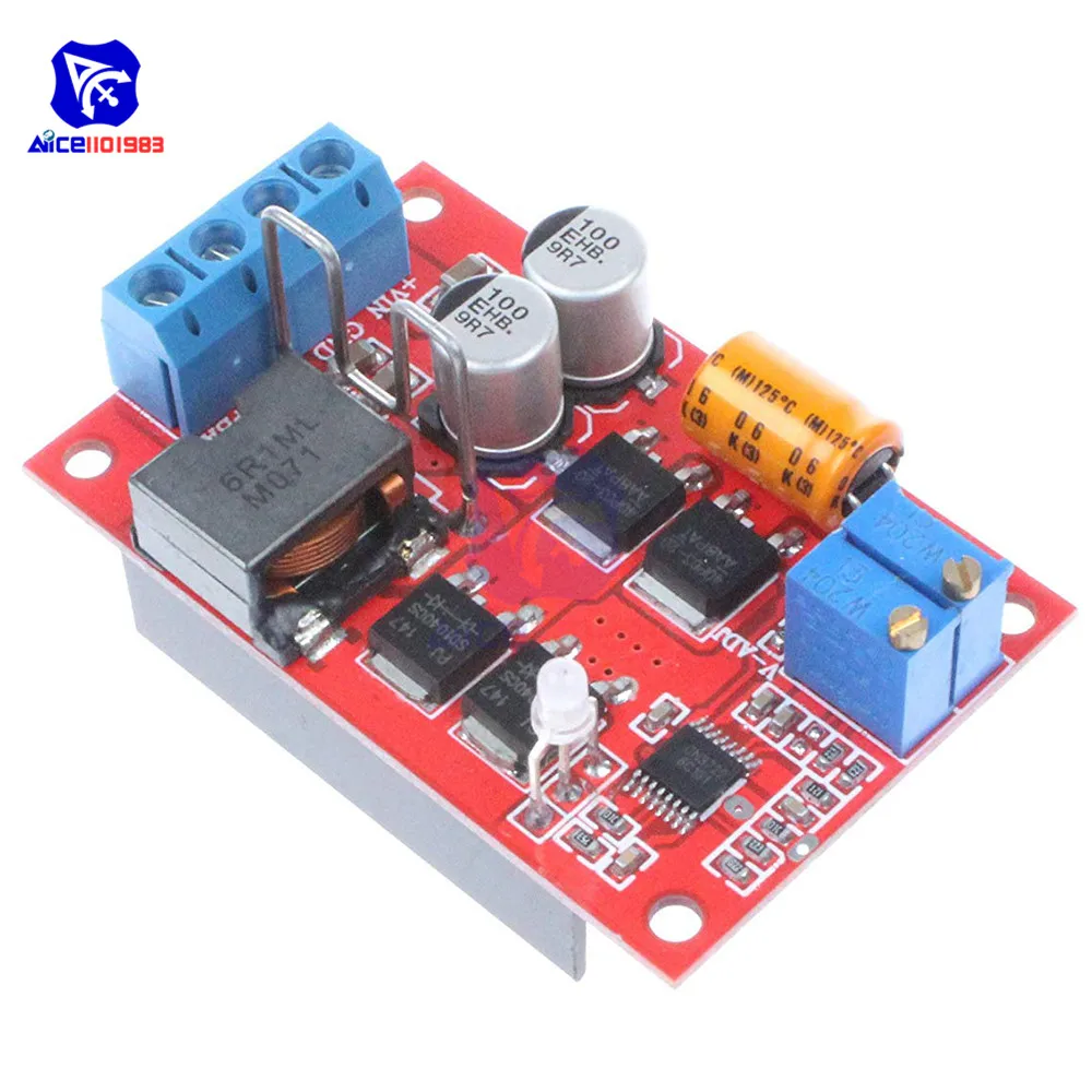 Солнечная зарядная плата diymore MPPT 5A DC 9-28 в 300 кГц защита от обратного подключения