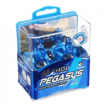 

2pcs H4 White Light Car Auto HOD Xenon Halogen 3 Times Brighter Lamp Front Headlight Single Xenon Light 12V DC 100W 6000K