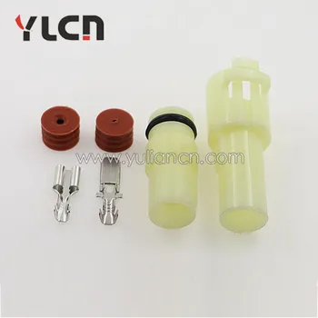 

5 Sets/lot 1 Pin Waterproof Male Female Auto Connector Plugs