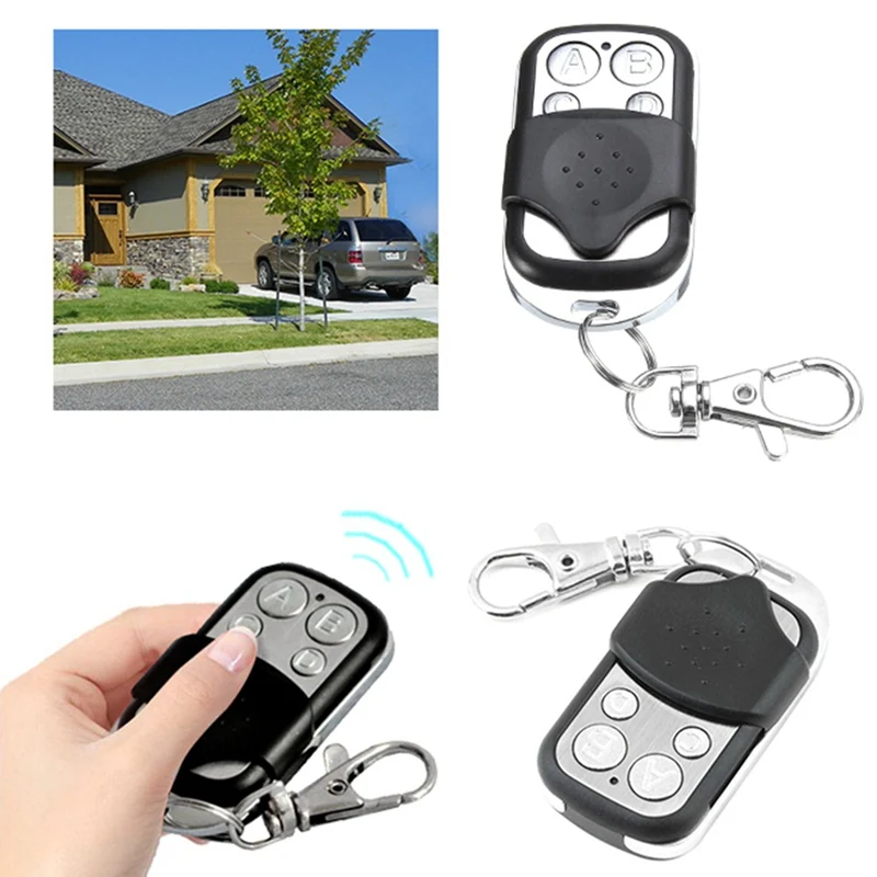 

Mini Copy Code 4 Channel Universal Remote Control Cloning Duplicator Key Transmitter 433 MHz Learning Garage Door Gate Opener