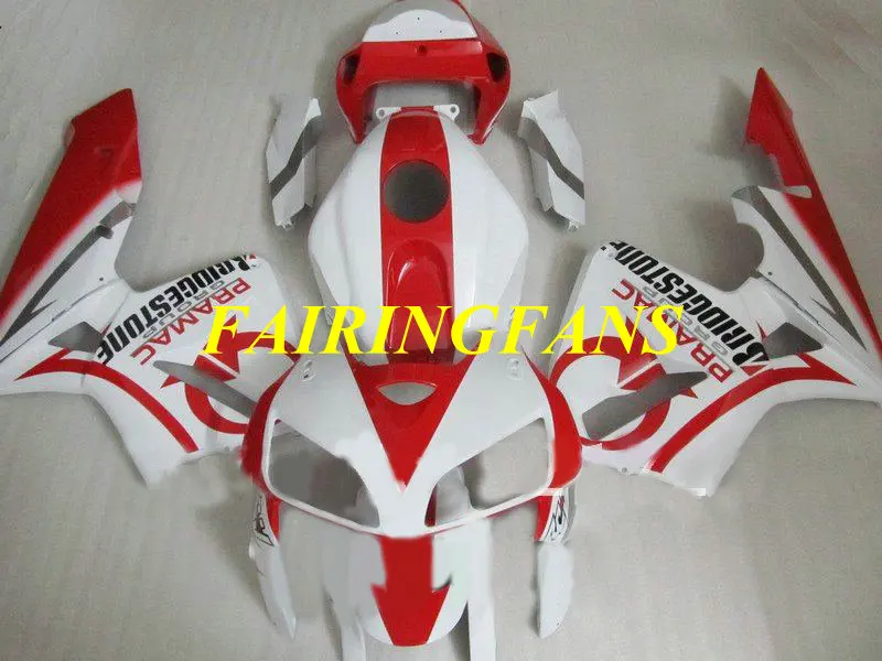 Комплект обтекателей для кузова HONDA CBR600RR F5 05 06 CBR 600 RR 600RR CBR600 2005 2006 красные белые