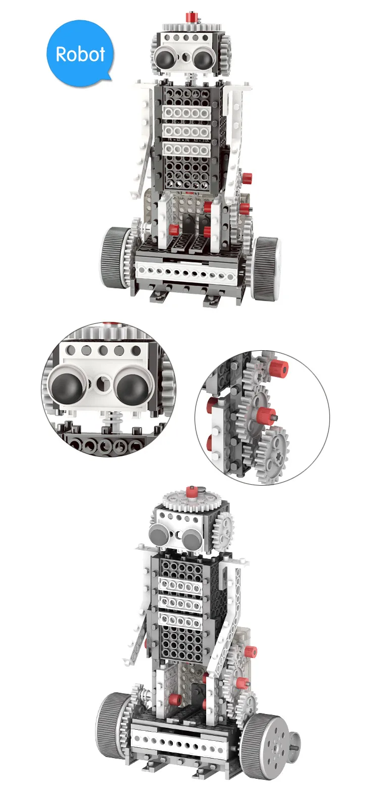 4 in 1 4Channel R/C plastic brick robot toy block set  educational toys kids
