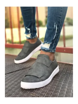 

Banding Gray Lace-Up Single Men Sneaker Top Sneakers