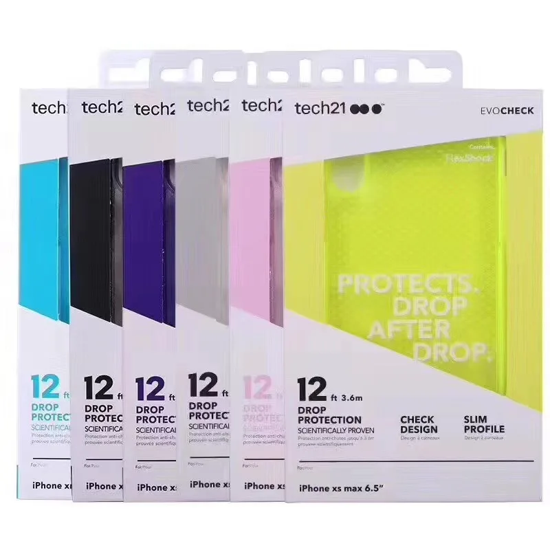 20PCS/LOT Drop Protection Case for Apple iPhone XR Evo Check TPU+D3O cover with retail package for iphone XS MAX CASES