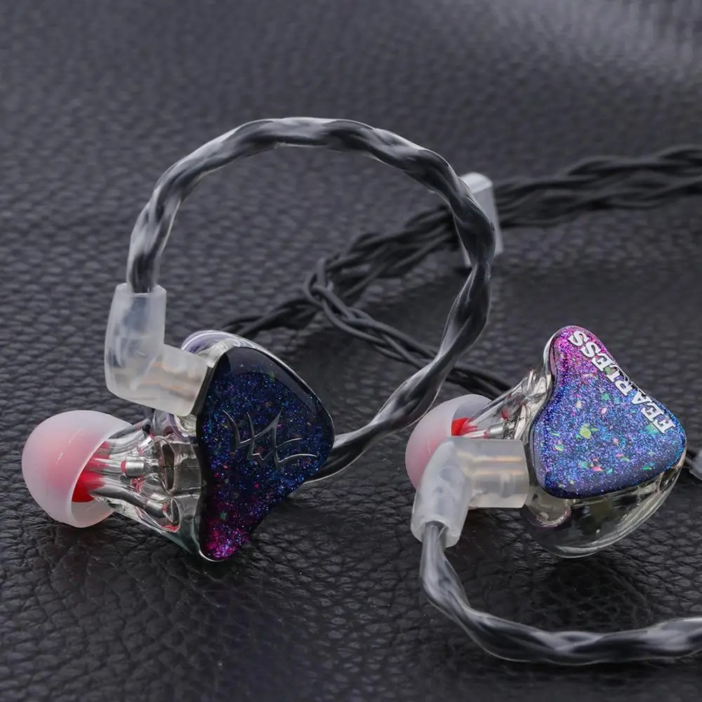 Fearless Audio Tequila 1DD 6BA Hybrid Driver In ear Earphone 8mm Dual magnetic Hifi Music Monitor Studio Audiophile 2 Pin Earbud