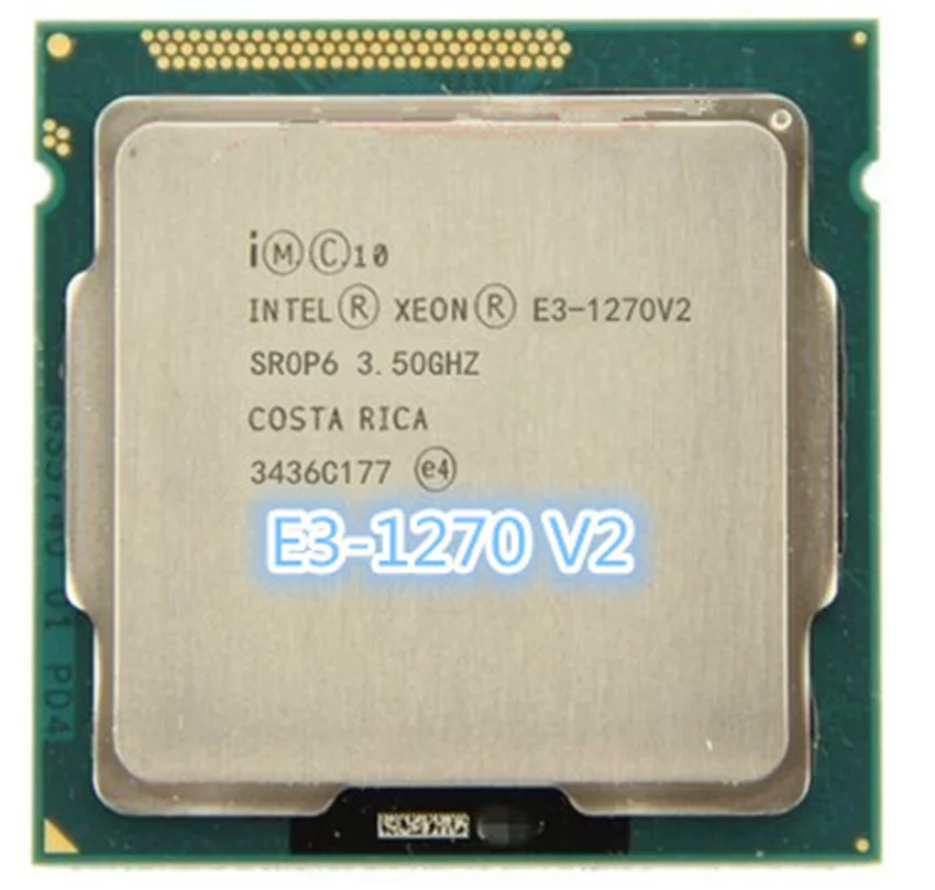Günstige Intel Xeon E3 1270 v2 3,5 GHz Quad Core CPU Prozessor Quad Core 8M 69W LGA 1155