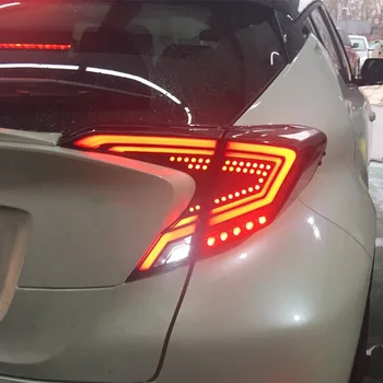 

Left Right Car Led Taillight Red Color For Toyota CHR Ch-r 2018 2019 Taillight Tail Light Flow Turn Rear Brake Reverse Signal