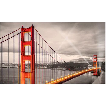 

DIY Diamond Embroidery Residential building Full Square/round Diamond Painting London bridge Cross Stitch Kit Mosaic Home Decor