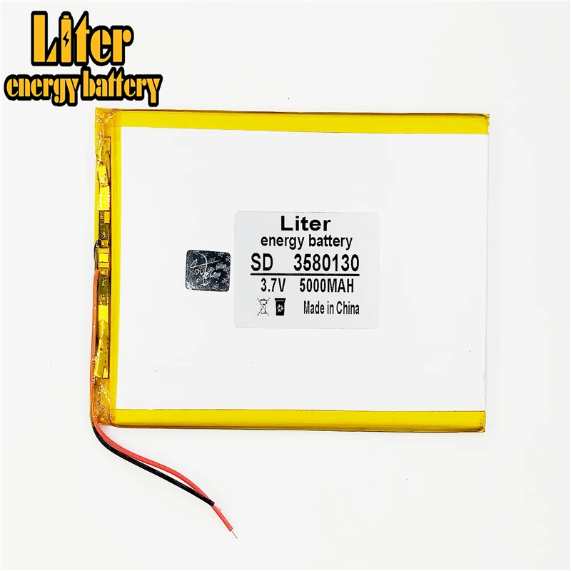 3580130 3 7 V 5000MAH литий-ионная батарея для планшетного ПК дюймов 8 9 планшет внутренняя