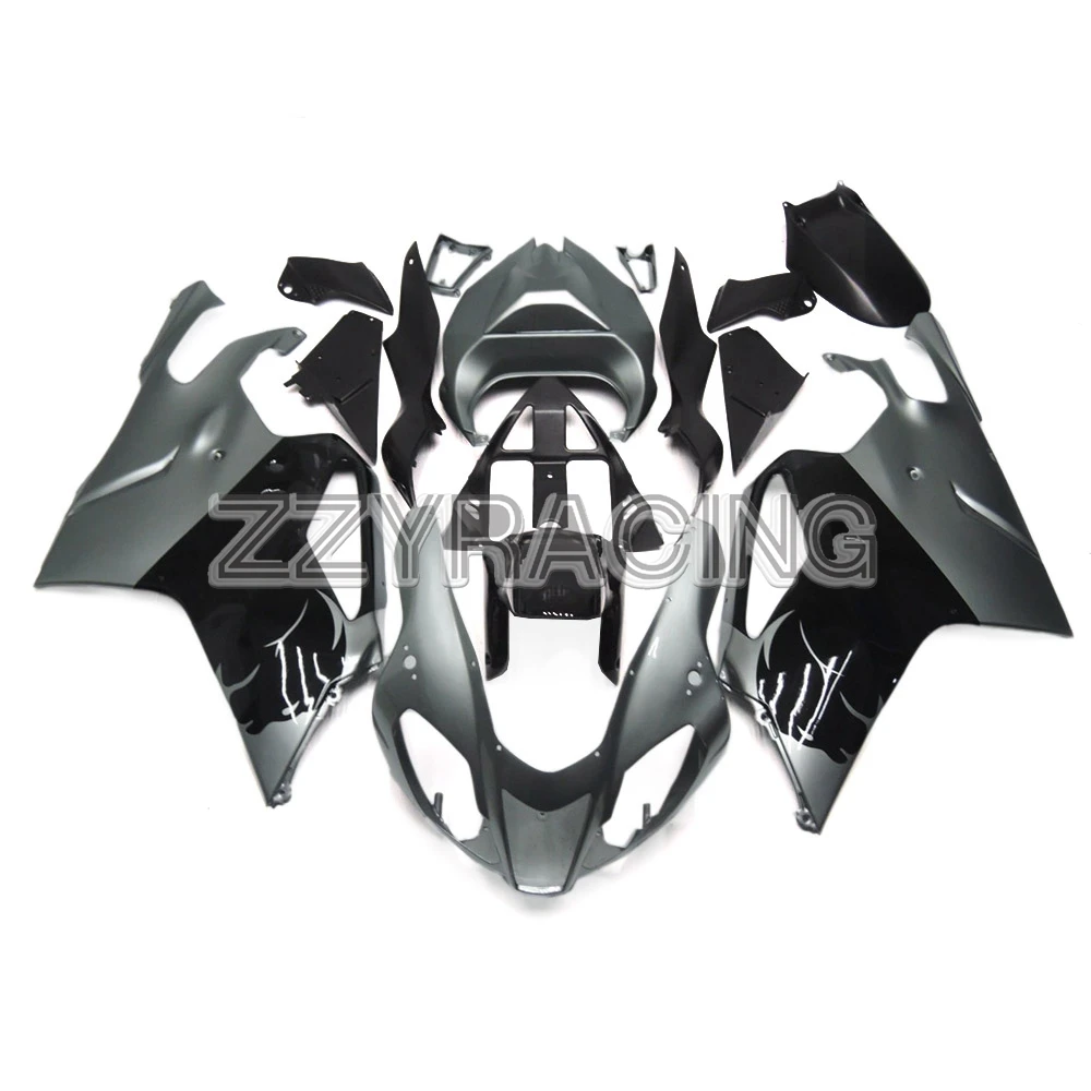 

Complete Fairings Kits for Aprilia RSV 1000 Mile 2003 2004 2005 2006 RSV 1000 Mile ABS Plastic Motorcycle Bodywork Silver Grey