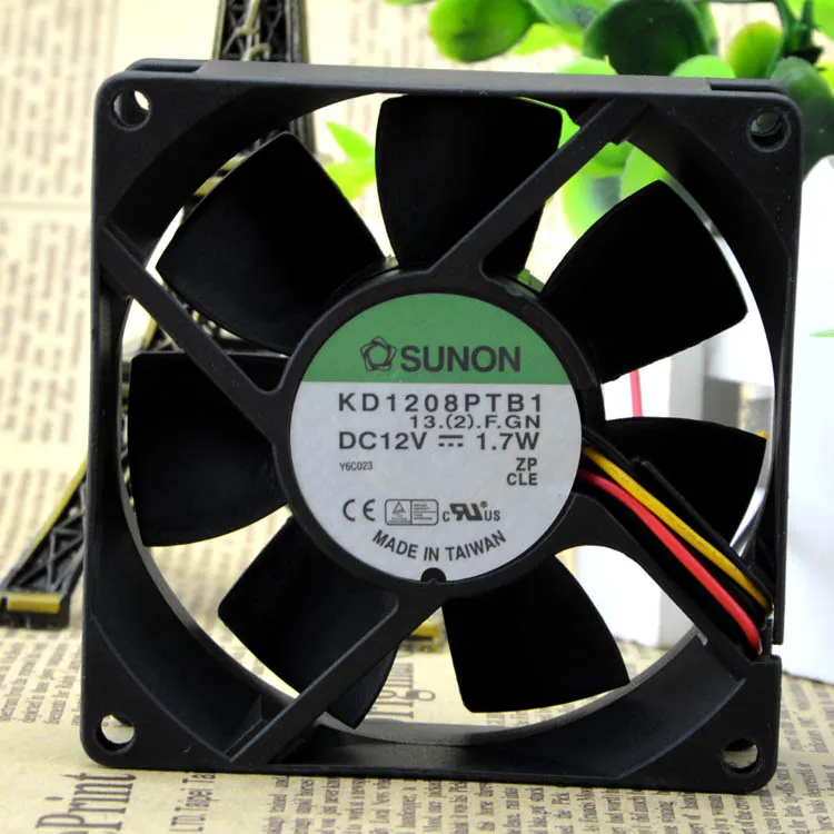 88 см 8025 12V 1,7 W KD1208PTB1 защиты электродвигателя Вентилятор охлаждения