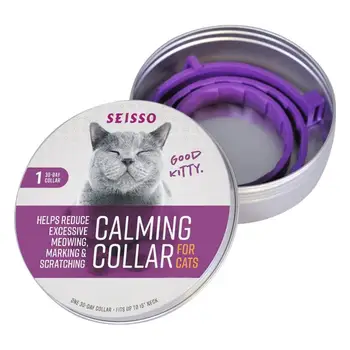 

1pcs Calm Cat Collar Cat Calming Collar Pet Calm Collar Cat Comforting Collar Relieve Anxiety Soothing Pet Supplies