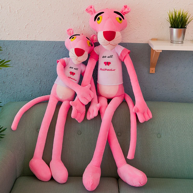 С фабрики Мягкая игрушка "Розовая пантера" игрушка в Корейском стиле для девочек сердце Розовая пантера кукла для сна с подушкой для подружки подарок