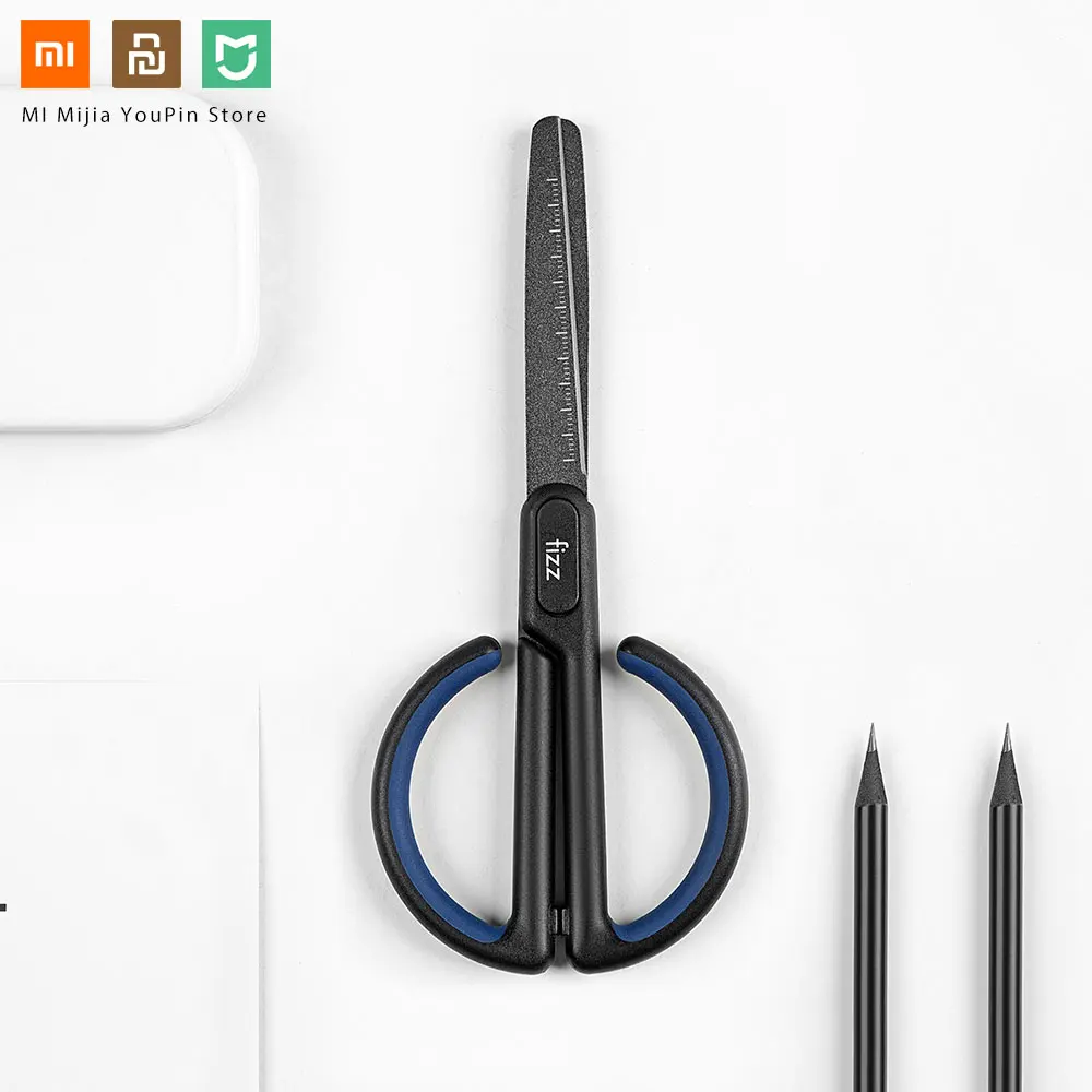 Xiaomi Fizz антипригарные ножницы со шкалой для офиса школы студентов стационарные