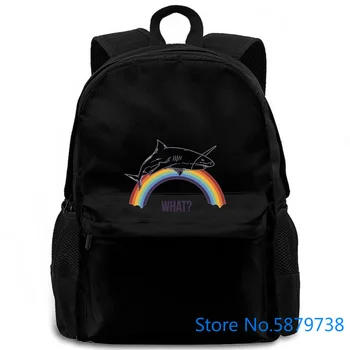 

Rainbow Shark - for Lady Girl Hot Sale women men backpack laptop travel school adult student