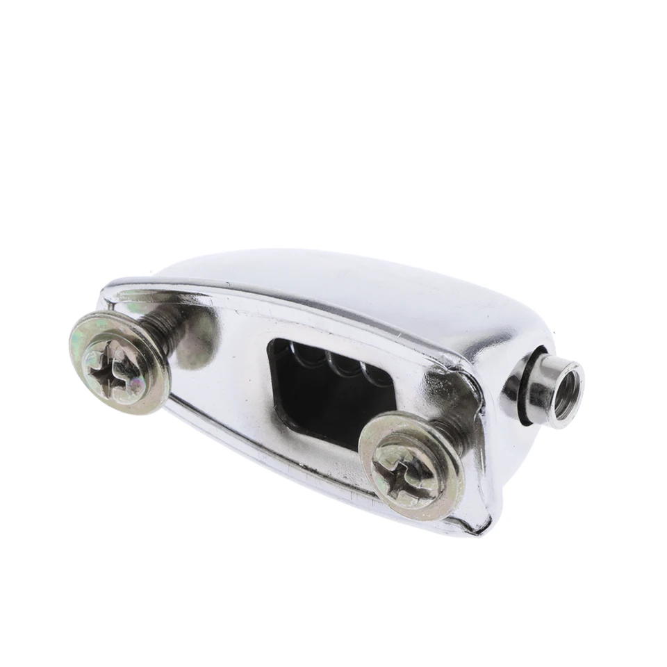 Dilwe Cosse De Tambour 2 Pièces Tambour Cosse Fer Chrome Couleur Caisse Claire Oreille Ensemble