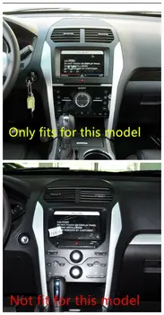 

1PCS Interior GPS Dashboard Console Frame Cover Trim for Ford Explorer 2011-2014 Car modification Car accessories