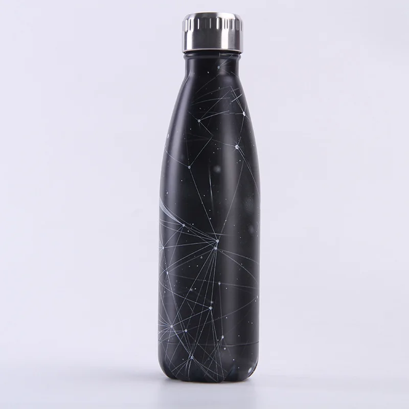 Креативная Изолированная бутылка для воды с двойными стенками, термос из нержавеющей стали, бутылка для сохранения холода, шейкер для тренажерного зала, кофейная чашка
