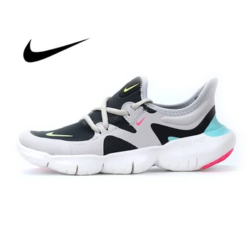 

Nike women's shoes FREE RN 5.0 barefoot running shoes wear lightweight shock absorption breathable sports running shoes AQ1316