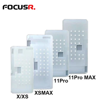 

LCD Screen Outer Glass Heating Separate Mat With Flex cable Hole For iPhone X XS MAX 11Pro 11Pro Max No Need Bend Flex Cable Pad