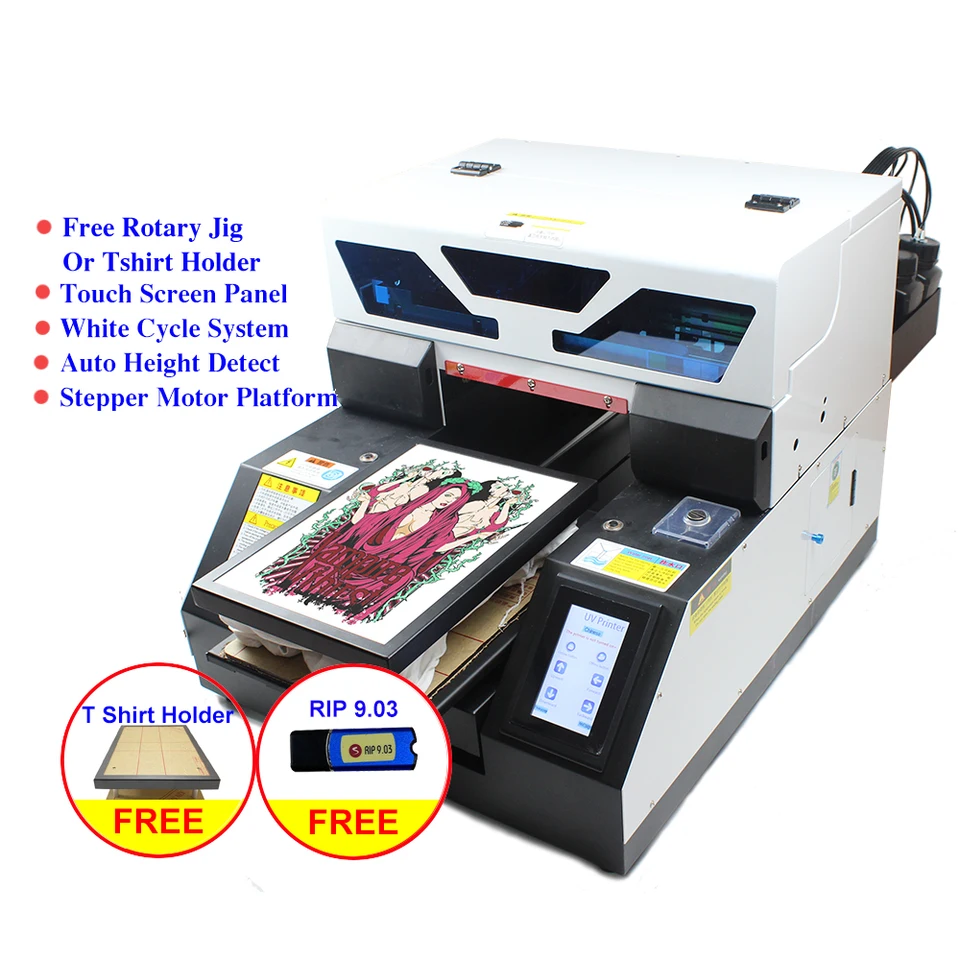 Direct to Garment Printer on Cloth Digital Printer Automatic Flatbed A3 DTG  Printer T-Shirt Garment Printing Machine - China Printer, Printing Machine