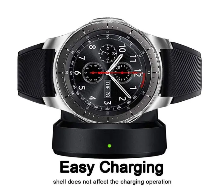 Мягкий ТПУ покрытием защитный бампер, чехол для samsung gear S3 Frontier SM-R760 и Galaxy Watch 46 мм SM-R800 аксессуары для часов