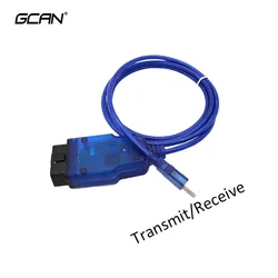 Connecteur de logiciel Can bus Usb pour analyseur de véhicule, diagnostic de la Date de connexion, analyse du protocole Can J1939 